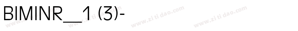 BIMINR__1 (3)字体转换